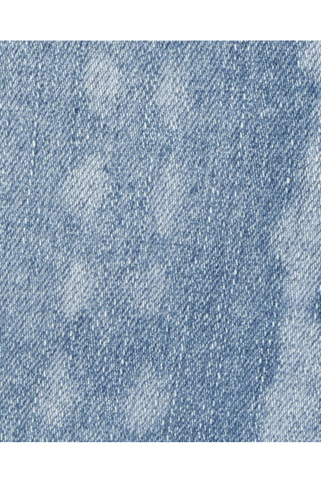 Short jean con teñido tie-dye Sin color