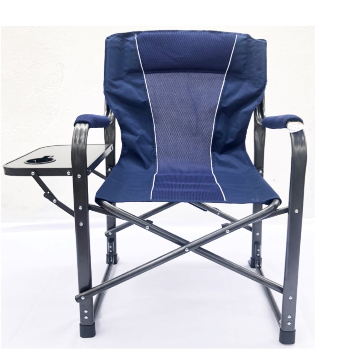 SILLA PLEGABLE CON MESA - AZUL 