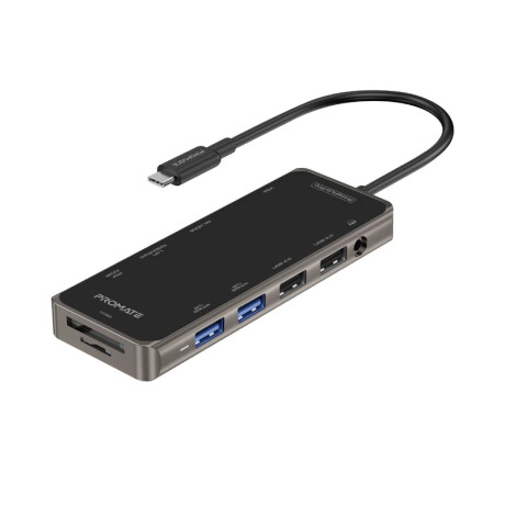 PROMATE PRIMEHUB-MINI HUB USB-C 110W/PD/HDMI/LAN/3USB 3.0/SD 5934