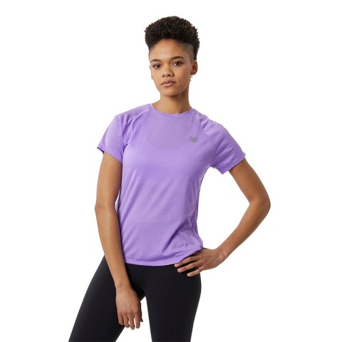 Remera New Balance Impact Run Violeta