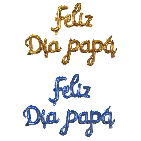 Set de globo para Helio Feliz Dia Papà Set de globo para Helio Feliz Dia Papà