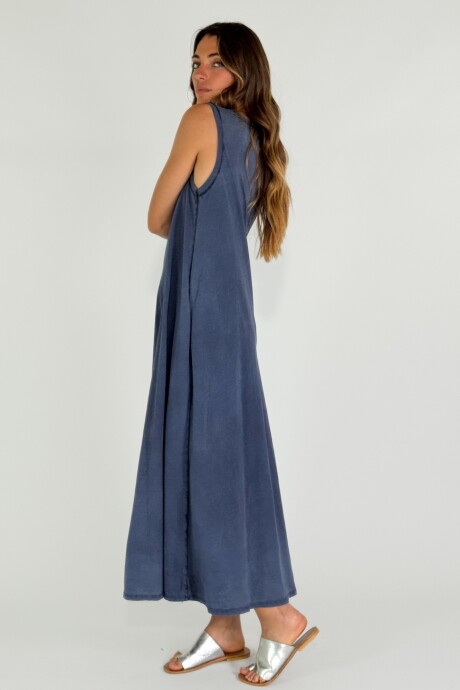 VESTIDO LAZARO Azul