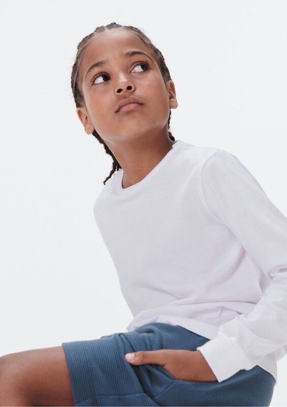 CAMISETA ML MASC BRANCO