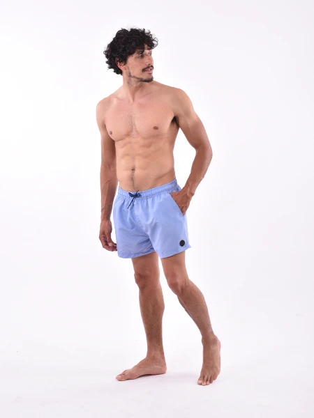 SHORT DE BAÑO JUAN AZUL CLARO
