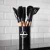 Set de utensilios de cocina silicona antiadherentes 11 pcs - Negro Set De Utensilios De Cocina Silicona Antiadherentes 11 Pcs - Negro