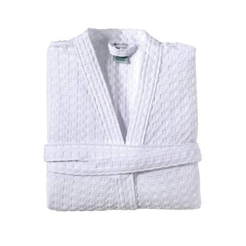 Bata de Cama Provenza Dohler 100% Microfibra Talle P Al XG BLANCO