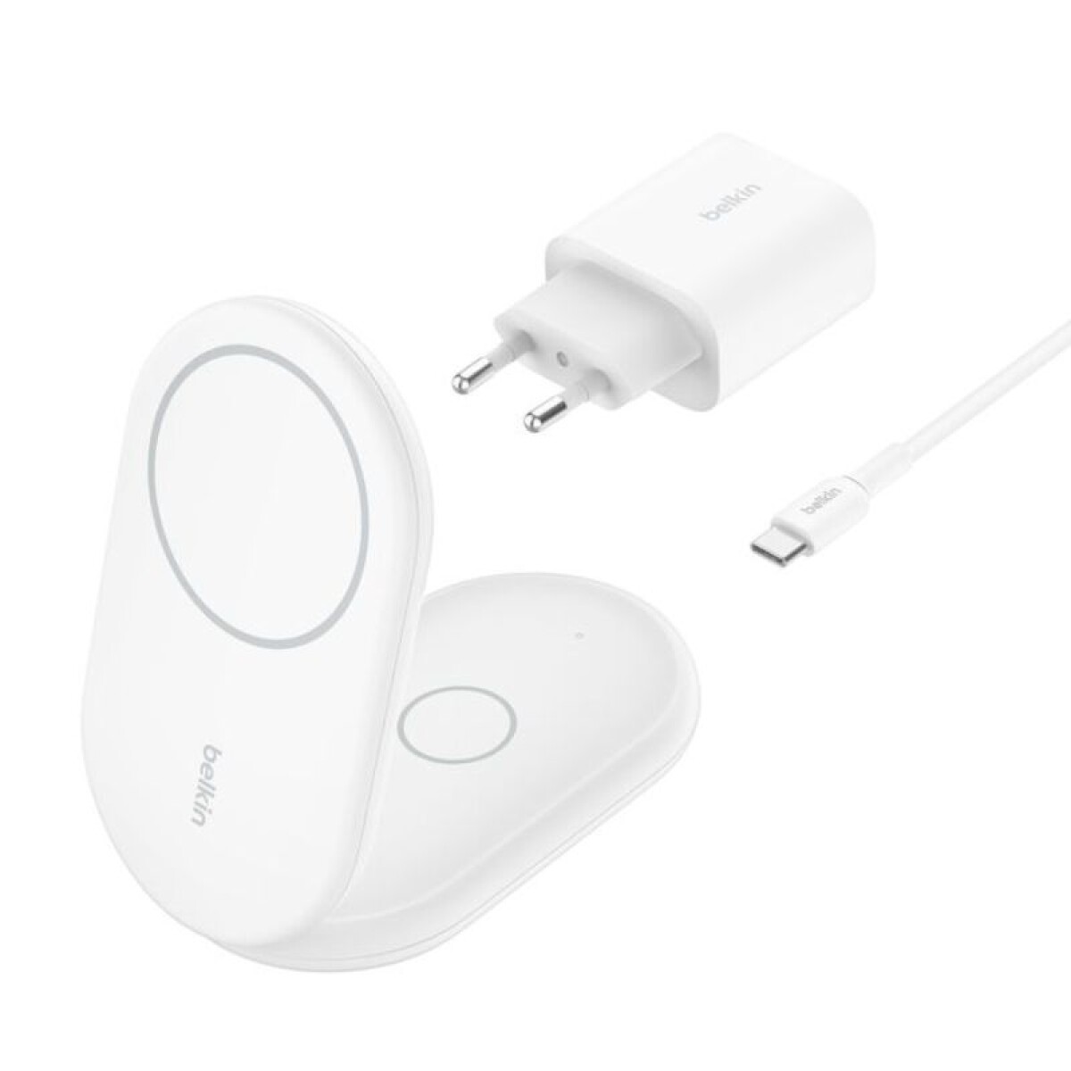 Cargador Inalambrico Belkin 2in1 Pad 15W Usb-C WIZ021VFWH 