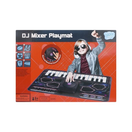 Bandeja DJ + órgano flexible tipo alfombra con efectos, conexión Aux y micrófono Bandeja DJ + órgano flexible tipo alfombra con efectos, conexión Aux y micrófono