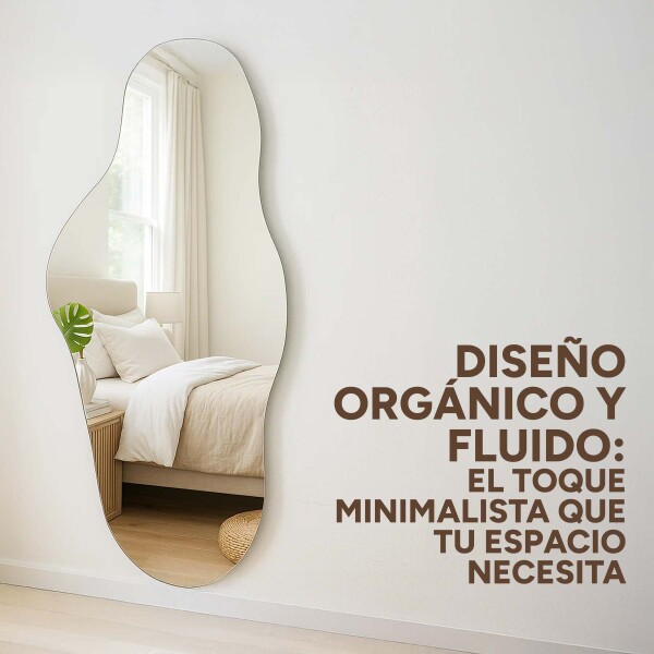 Espejo de Pared Decorativo Minimalista Diseño Nube 110x50 cm Diseño Nube