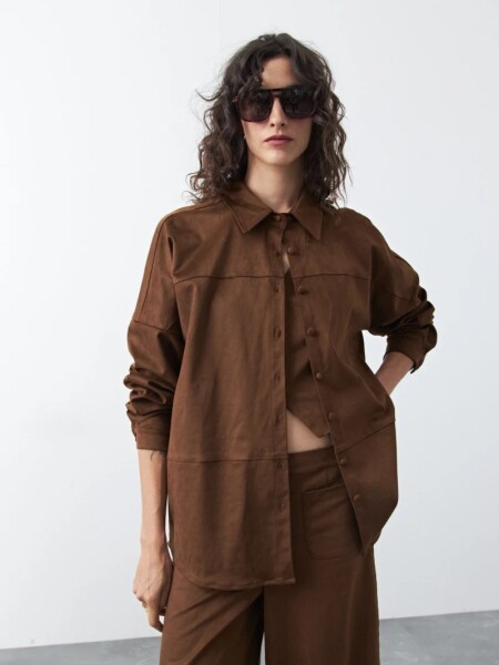 SOBRECAMISA D.CASSIN CALYPSO MARRON