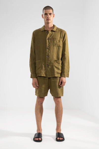 PREMIUM LINEN SHORTS Oliva Pol