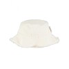 SS25.AC2501 Gorro De Playa Niños Blanco Eighties Piupiuchick - 12 A 24 Meses