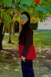 Blazer Office Lana Chocolate / Tweed Rojo
