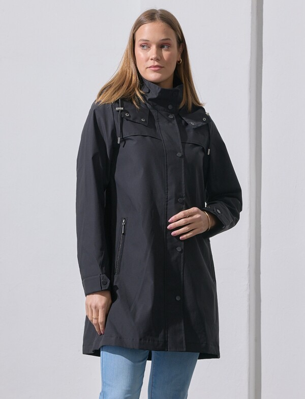 Gabardina Water Repellent NEGRO