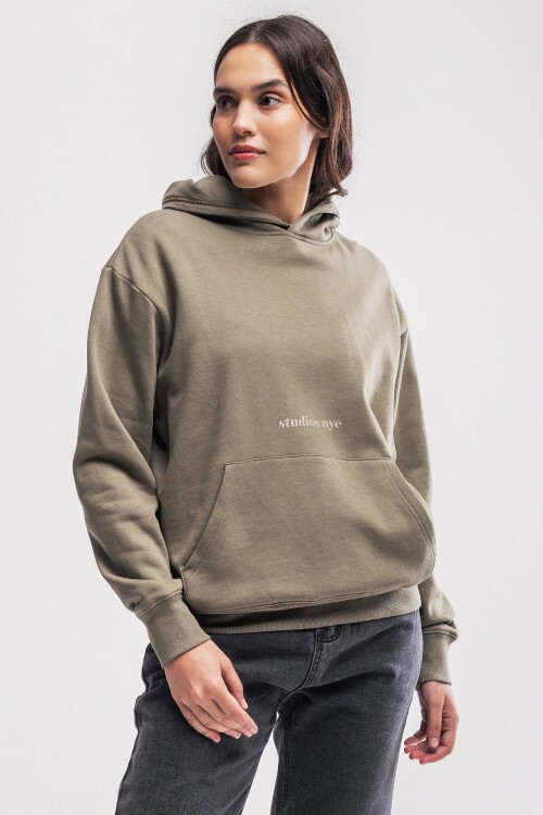 Canguro oversize Roma Verde militar