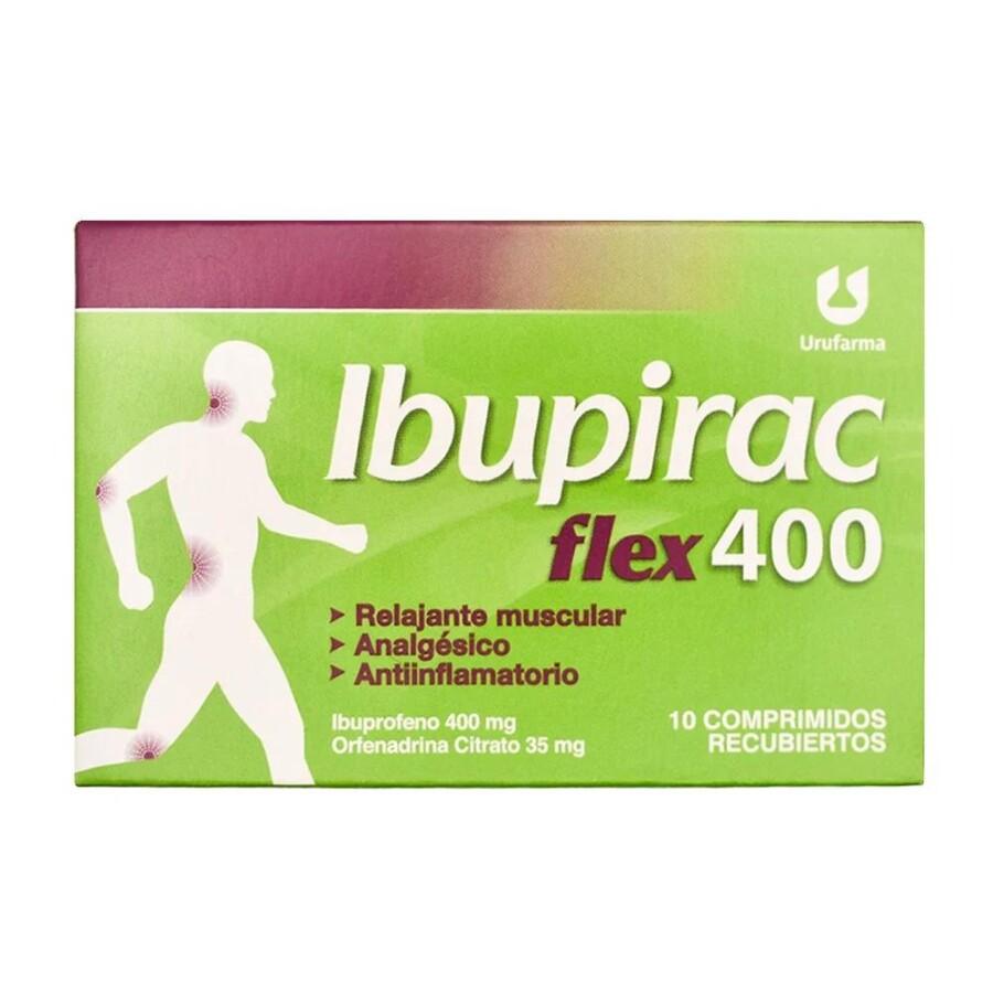 Ibupirac Flex 400 mg 10 Comprimidos - Urufarma Ibupirac Flex 400 mg 10 Comprimidos - Urufarma