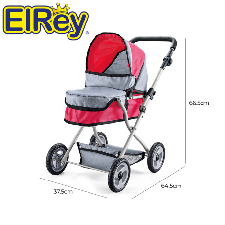 Coche Muñecas Juguete Bebé Bebote Capota Calidad Jug022006