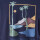 REMERA ESTAMPADA DE ALGODÓN Azul