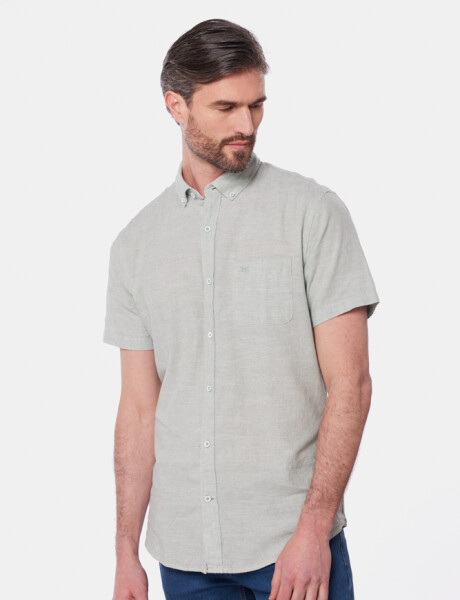 CAMISA DE LINO Verde