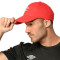 Gorro Umbro Caphat Rojo - Blanco