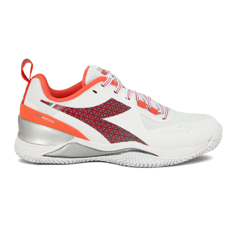 Diadora T1 BLUSHIELD TORNEO W CLAY Blanco-Rojo