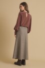 FALDA LARGA Gris