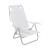 Silla Plegable de Aluminio 6 Posición BLANCO