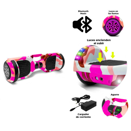 Hoverboard Patineta Eléctrica + Silla Música Luces Cmb001505