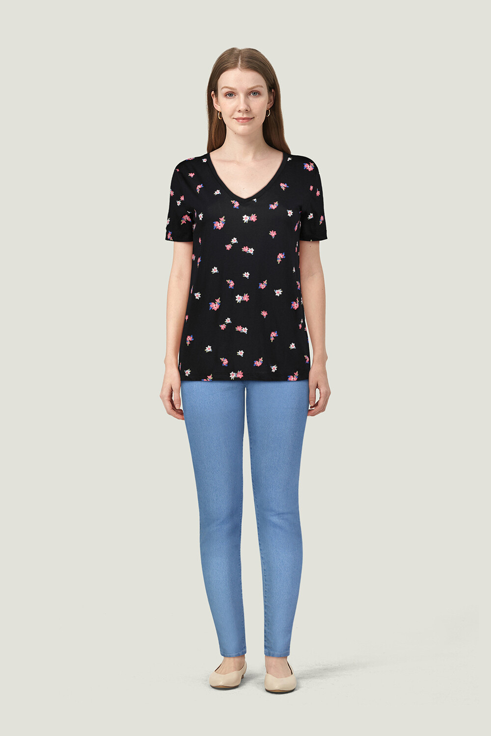 Remera Burdeos Estampado 4