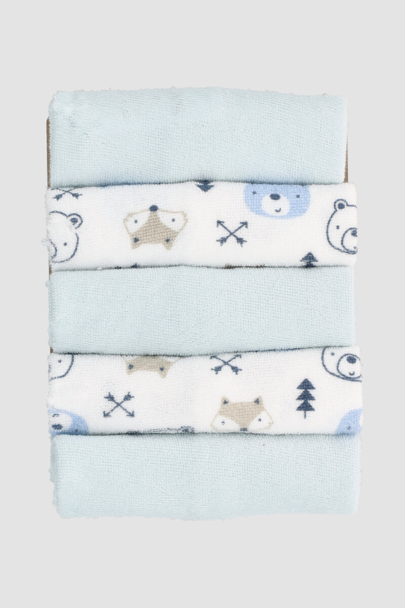 Set 5 babitas<br /> varon Celeste