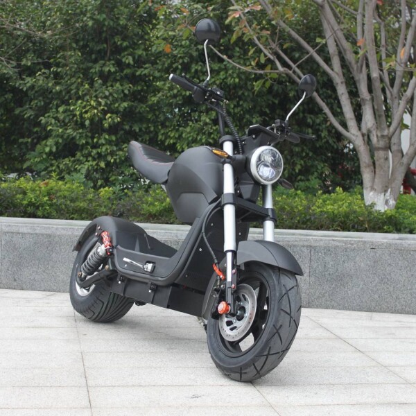 Moto Electrica Gogreen Shadow 2000W 20Ah 55 Km/h Alarma Led Variante Color Negro