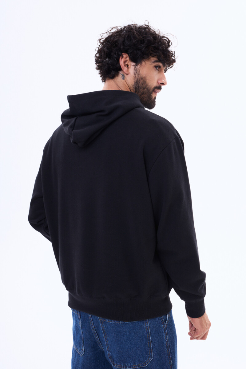 Buzo de felpa Baiona Negro