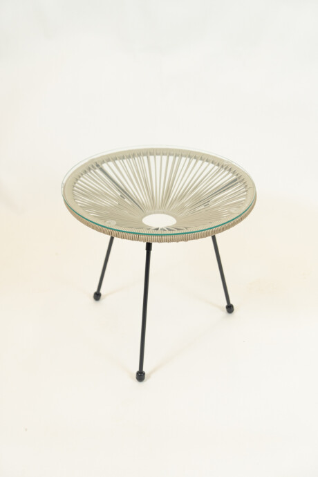 Mesa Living Acapulco Gris