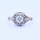 Anillo oro 18k con brillantes y diamantes Anillo oro 18k con brillantes y diamantes