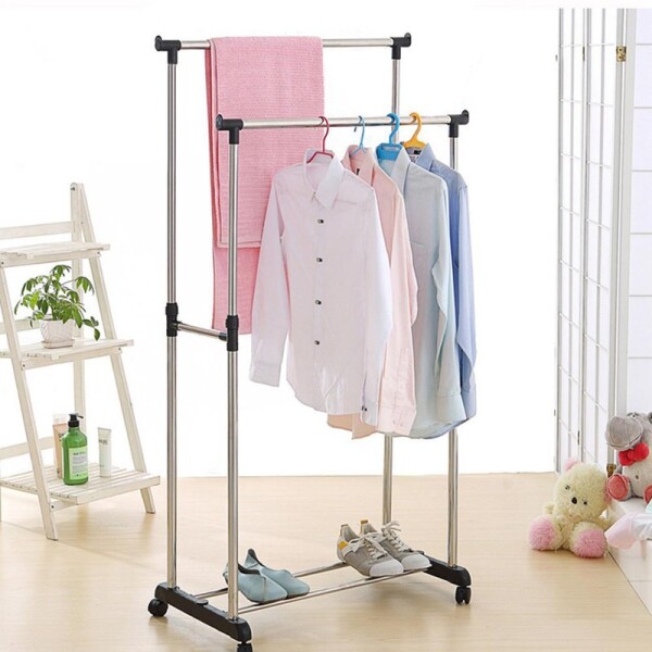 Perchero Doble Extensible Con Ruedas Recibidor Super Oferta Perchero Doble Extensible Con Ruedas Recibidor Super Oferta