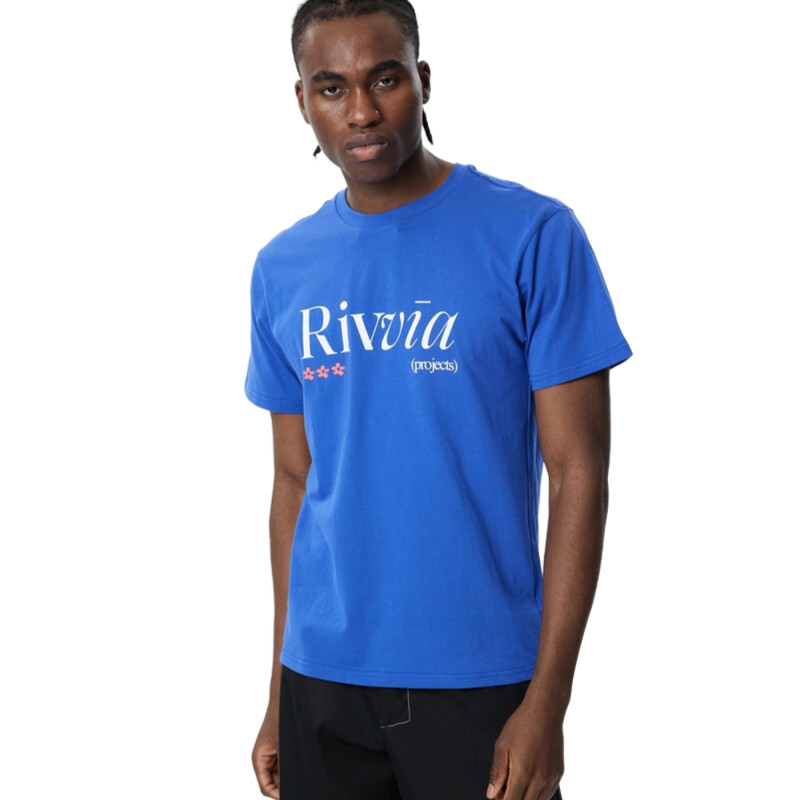 Remera Rivvia Floral Reason - Azul Remera Rivvia Floral Reason - Azul