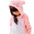 Pijama Cerdito Chanchito Infantil Y Adulto Enterito Plush Talle Rosa ciento cinco
