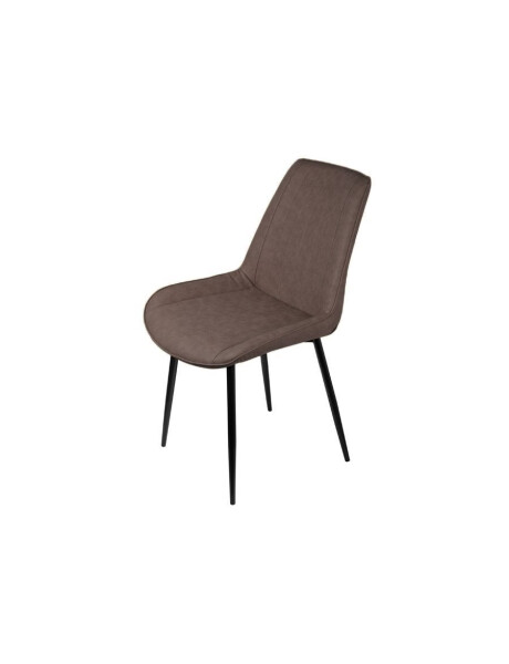 SILLA VOLGA PU/METAL MARRON/NEGRO SILLA VOLGA PU/METAL MARRON/NEGRO