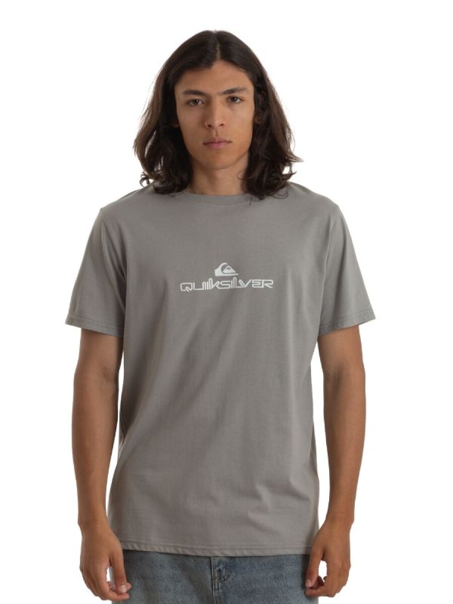 Remera Quiksilver Logo - Gris 