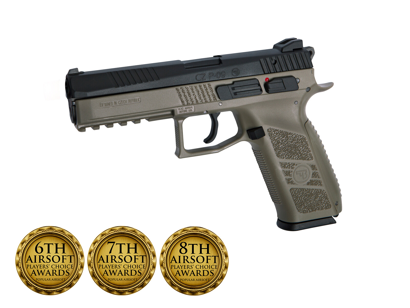 Marcadora Pistola Cz P-09 - ASG - FDE 