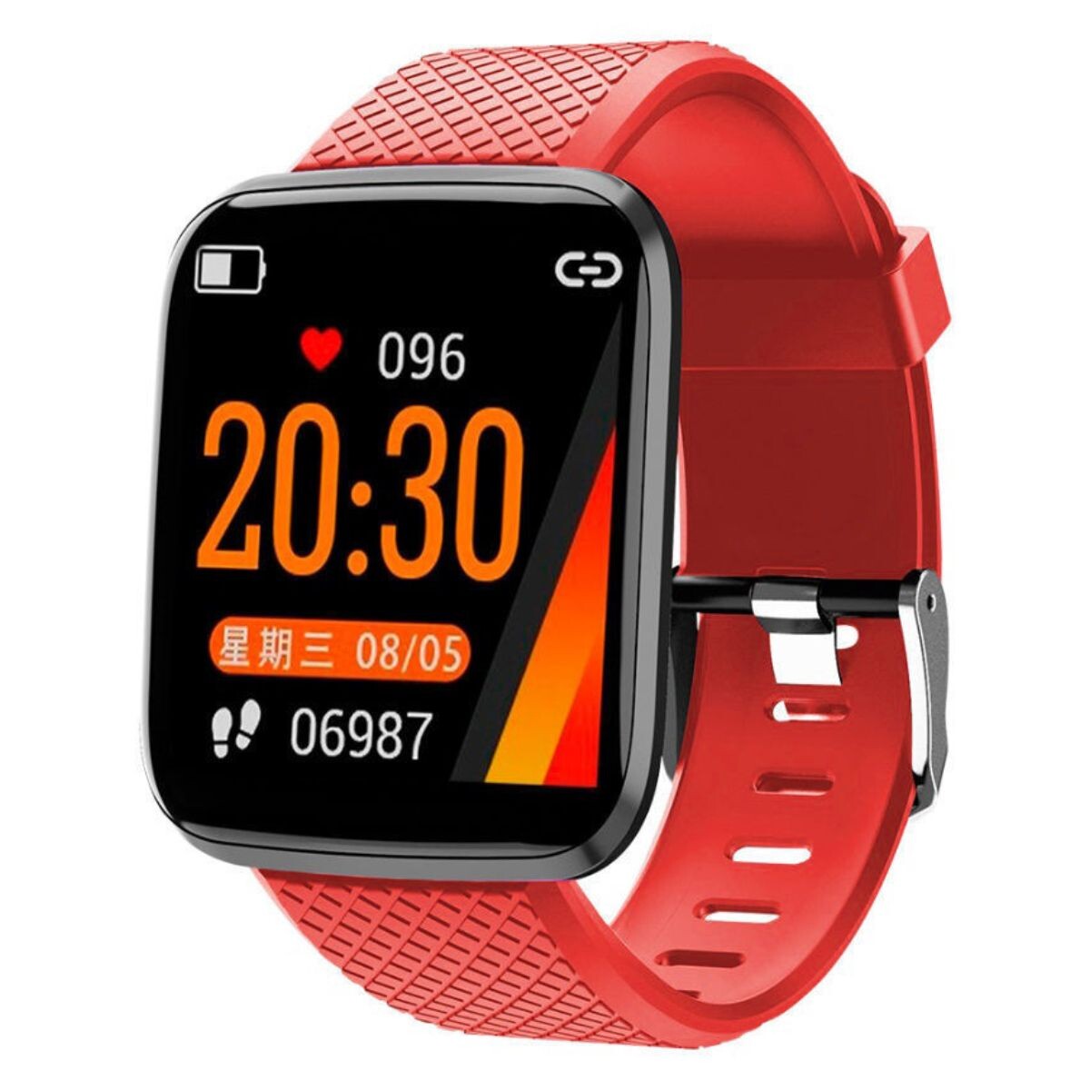 Smartwatch 116 Plus rojo 
