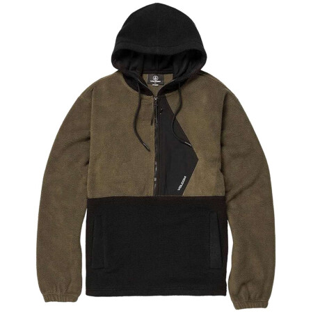 Campera Volcom Abg Unerstand Half Zip Verde