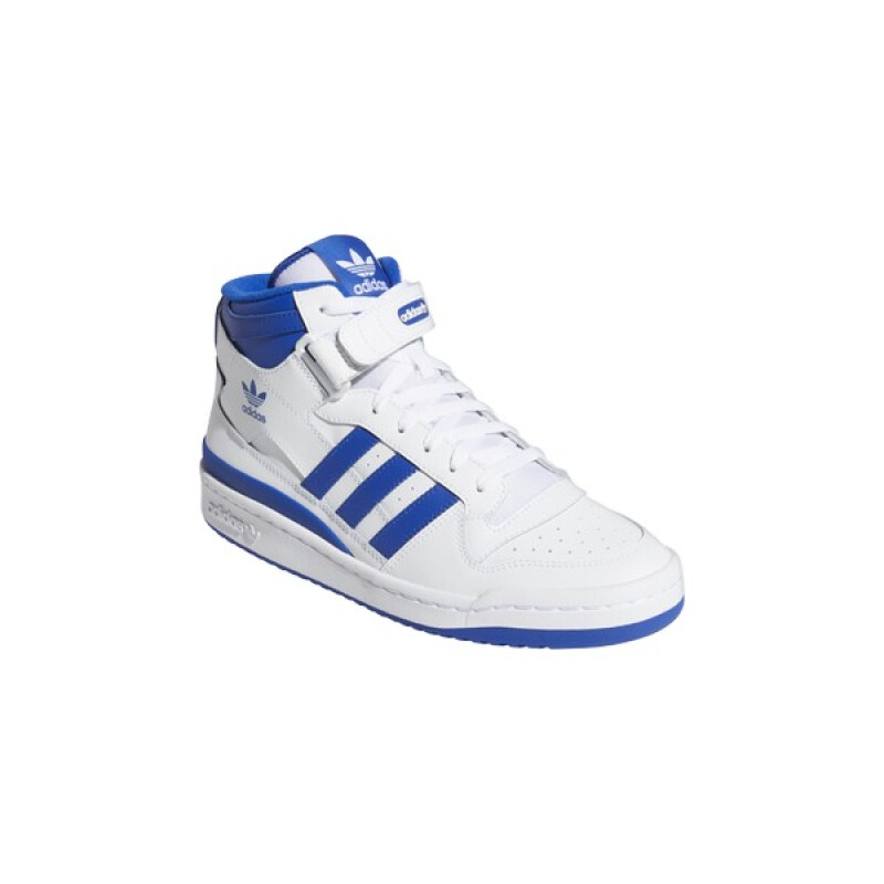 Championes Adidas Forum Mid de Hombre - FY4976 Blanco-azul