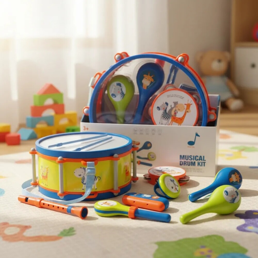 Set Instrumentos Musicales Drum Kit Set Instrumentos Musicales Drum Kit