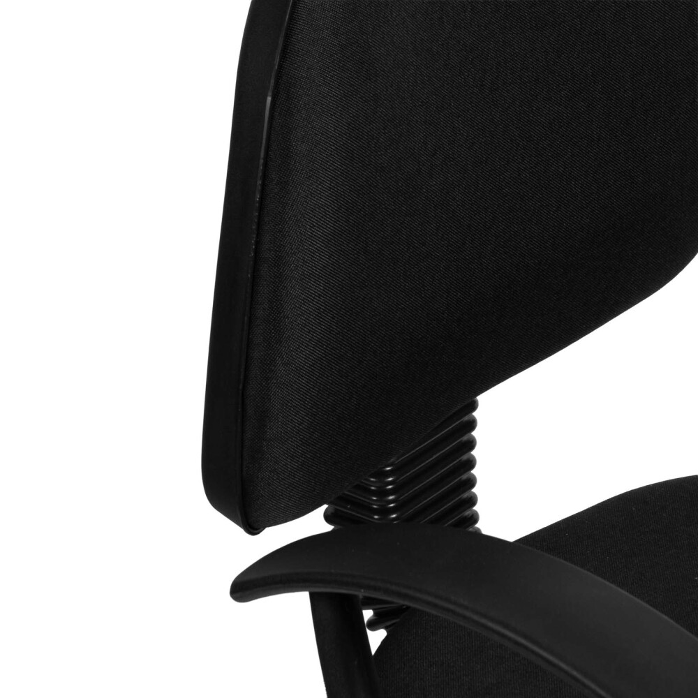 SILLA DE OFICINA TELA-Y-POLIPROPILENO NEGRO CLASSIC