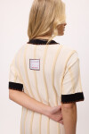 Vestido Rerhombus Crudo