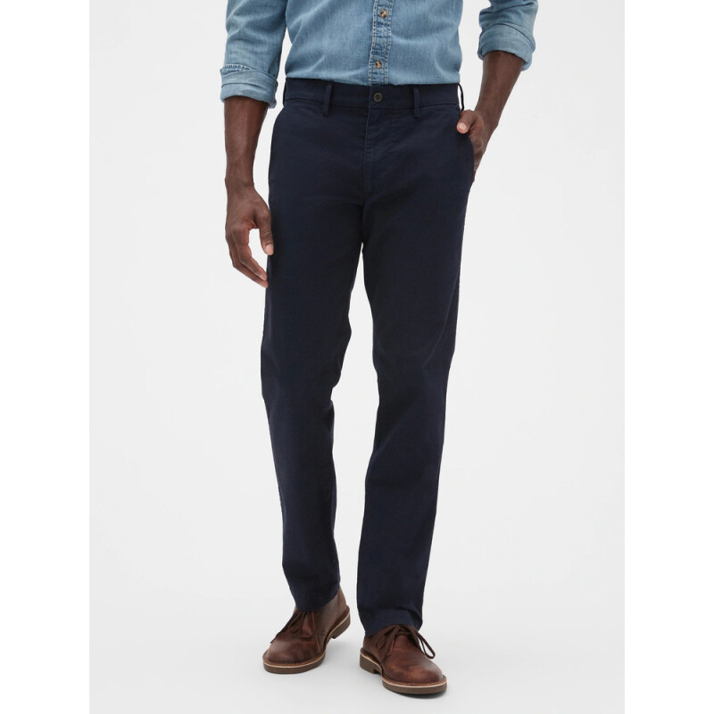 V-ESSENTIAL KHAKI STRAIGHT FIT NEW CLASSIC NAVY