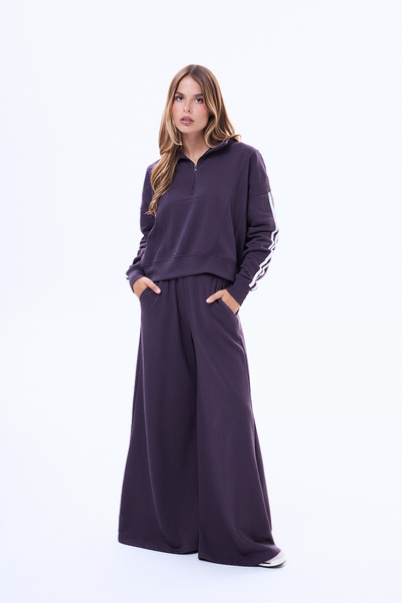 Pantalon de felpa Chia - Violeta 