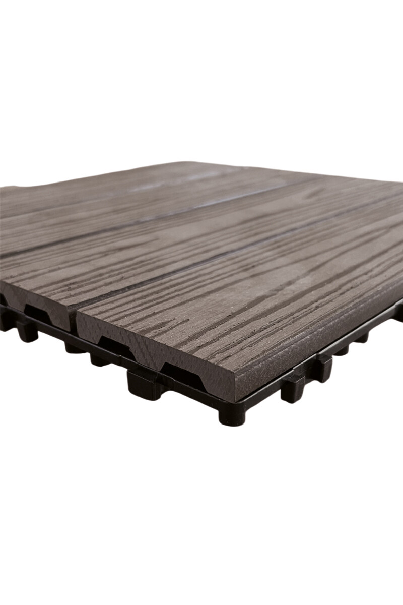EASY DECK D303 BALDOSA EASY DECK WPC D303-I-Z COFFE 300X300X22MM