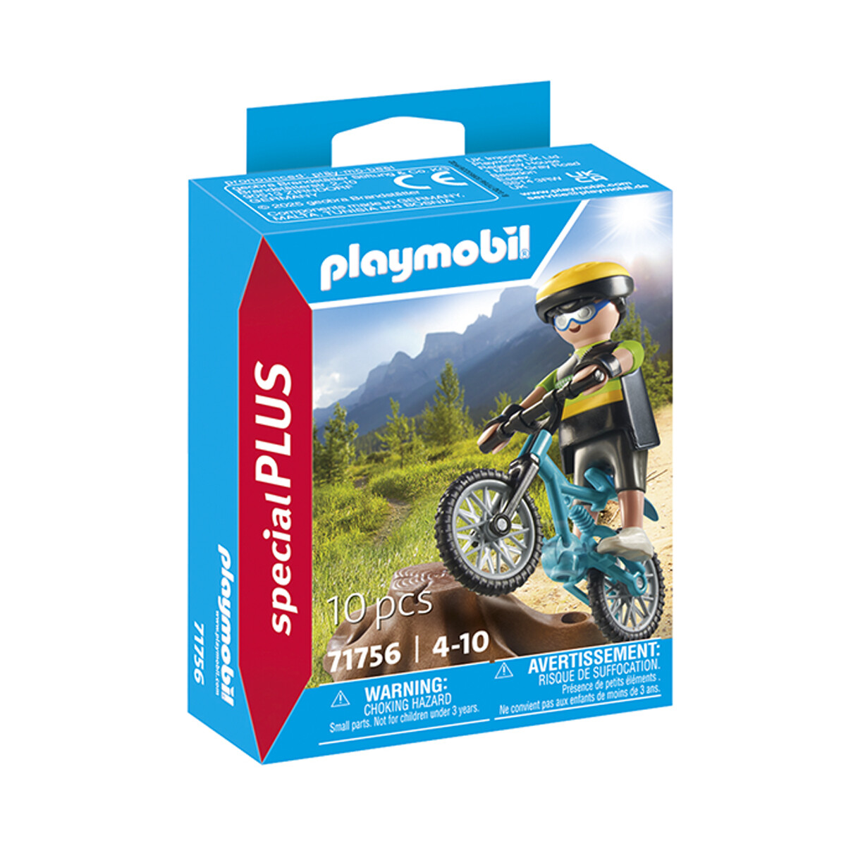 Ciclista de Montaña Special Plus Playmobil 10 Piezas 